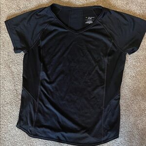 Tek Gear Black Short Sleeve workout Women's Top
